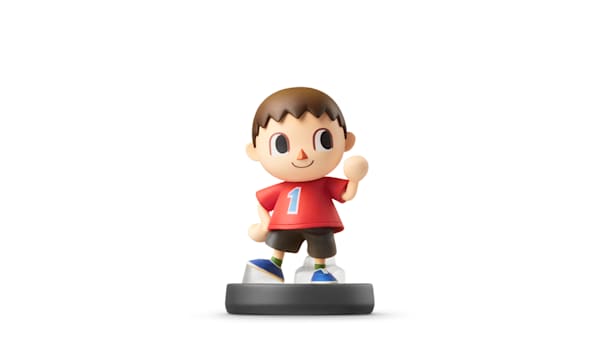 Amiibo 村人 Villager 1.0 フィギュア レア US Version 1st Print Villager Amiibo Super Smash Bros Series Big